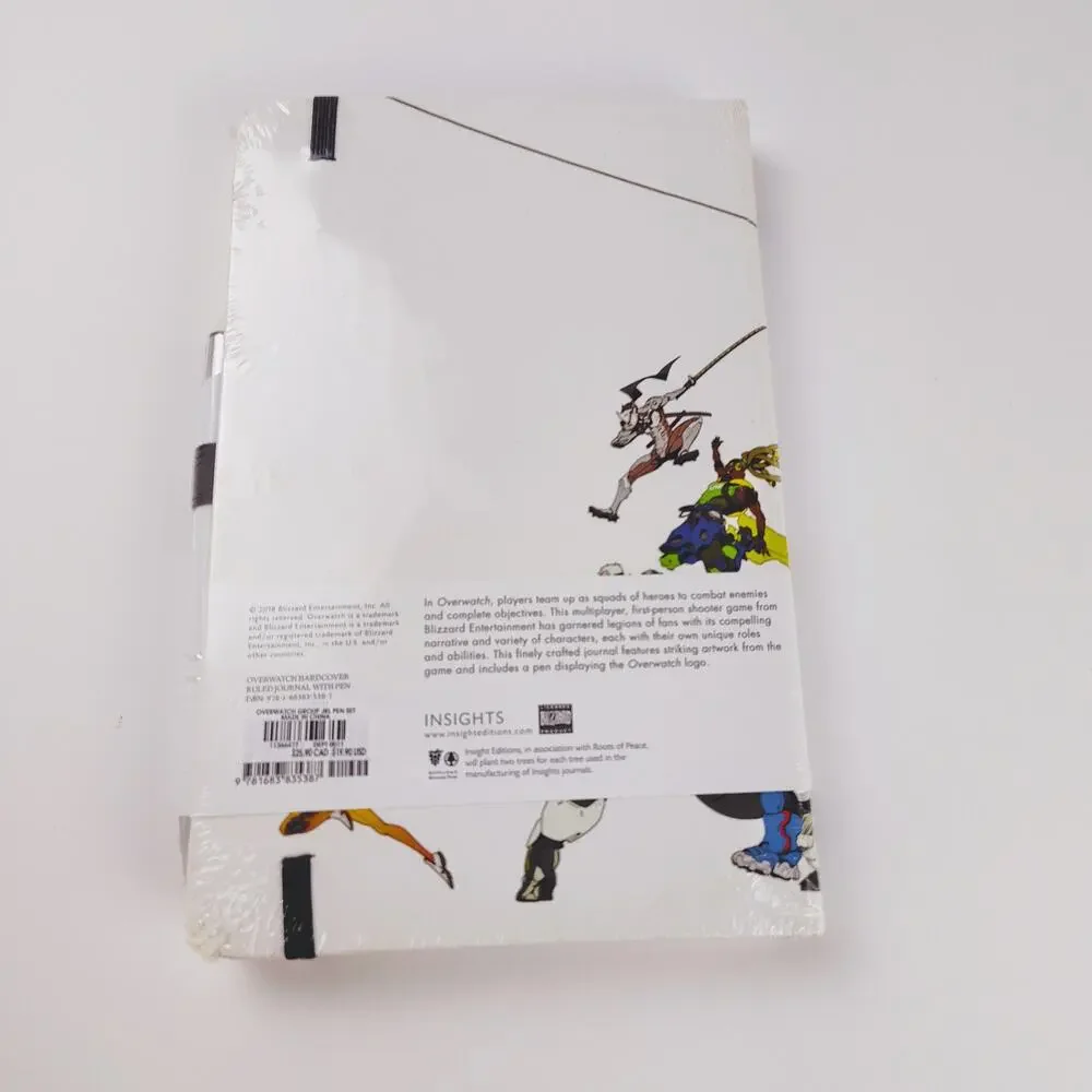Overwatch Hardcover Ruled Journal with Pen Gaming Edition